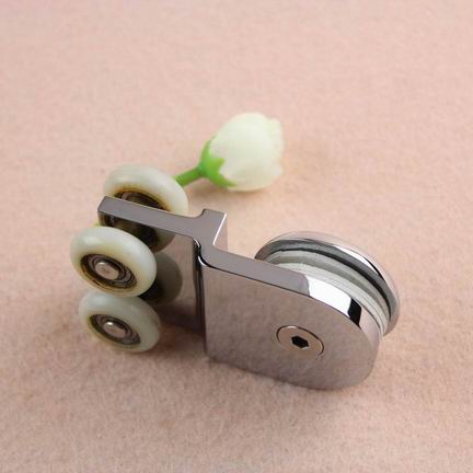 Manufacturer supply Brass top sliding glass roller hinge for wholesales